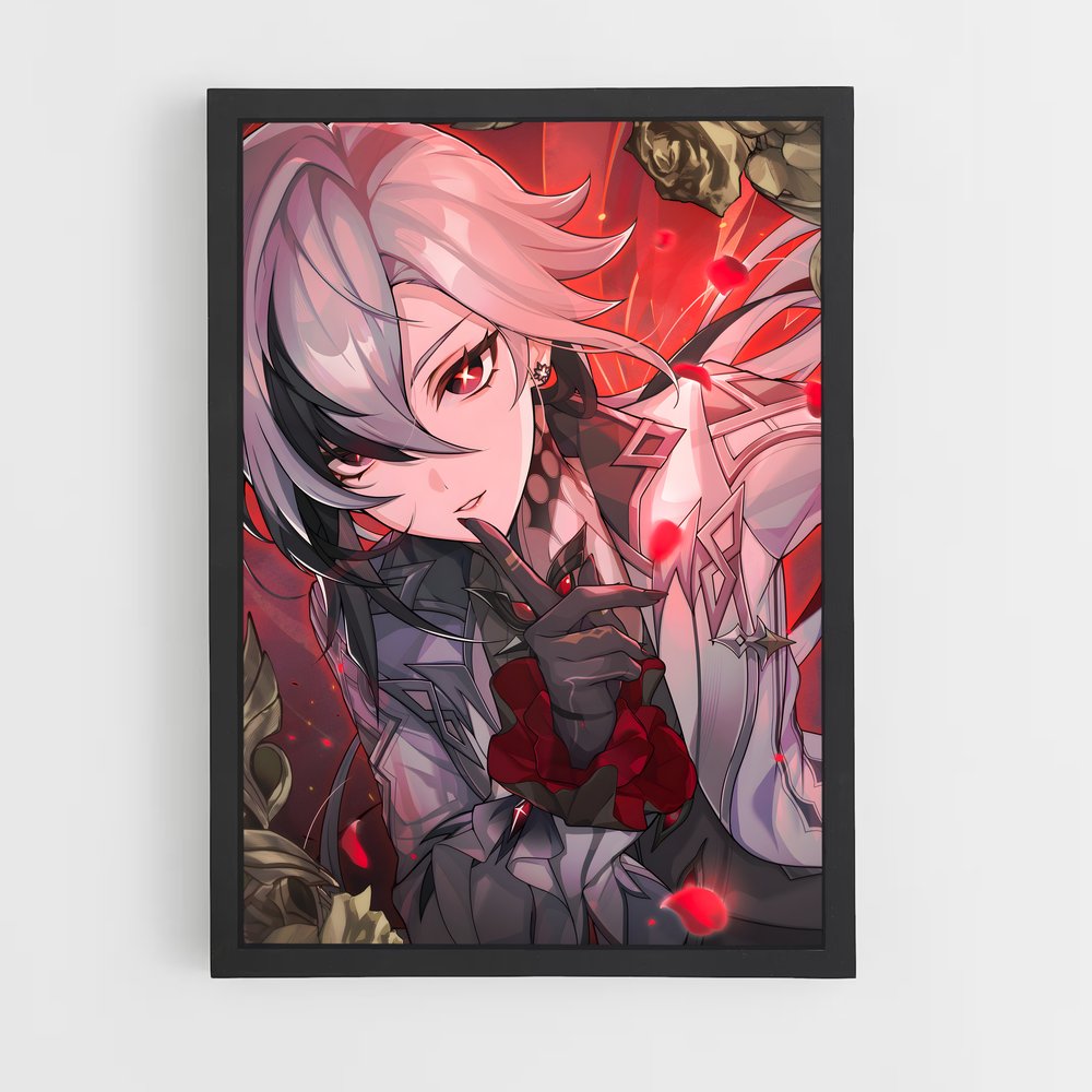 Poster L'Élue des Feuilles – affiche Genshin impact (vue 2)